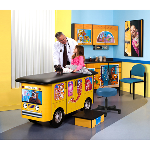 Clinton Zoo Bus, Pediatric Ready Room, Slate Blue 7020-RR-3SB